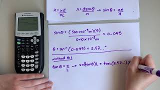 Lesson 6 Part 2 Interference and Diffraction Calculations