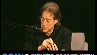 Richard Lewis and Keith Olbermann at the 92nd Street Y