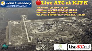 🔴Live ATC and Flight Tracker at JFK Airport | Travel Updates | Delays | Cancellations | Weather