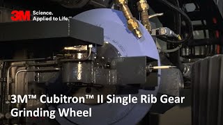 3M™ Cubitron™ II Single Rib Gear Grinding Wheel