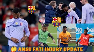 🤔Sad! Ansu Fati expected date of return extended. Likely to return in 3 weeks time
