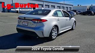 New 2024 Toyota Corolla LE, Dover, DE T24-1378