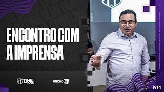 Ceará recebe imprensa para apresentação de processos do Departamento de Futebol