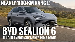 BYD Sealion 6 plug-in hybrid | Nearly 1,100-km range | May be considered for India | Auto Expo 2025