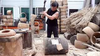 통나무로 1억 짜리 장구를 만드는 장인/ 전통 장구의 명품 A Korean craftsman who makes $100,000 worth of janggu out of logs!