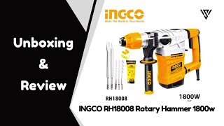 INGCO RH18008 Rotary Hammer 1800w #vinodsworld  #ingcotools