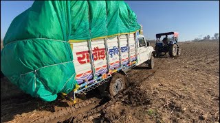 Mahindra Bolero Vs Sonalika Tractor Tochan 💪💪 pickup ko kar liya 🔥❤️sonalika powerful tractor