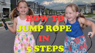 How to Jump Rope in 5 (Easy) Steps 🤗🤣👫