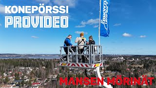 Mansen Mörinöitä (2024) yläilmoista - Bronto Skylift