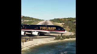 The Trump Airbus A380 Amazing Takeoff  #shorts