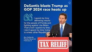 DeSantis Blasts Trump as Republicans’ 2024 Presidential Race Heats Up