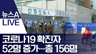 코로나19 확진자 52명 증가…총 156명 | 뉴스A LIVE