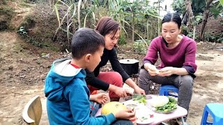 这种吃法中国人吃过吗？太好吃了！Nhót non ăn với lá bắp cải ngon khó cưỡng.