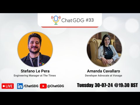 Chatgdg 33 Amanda Cavallaro Developer Advocate At Vonage Youtube
