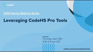Leveraging CodeHS Pro Tools