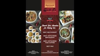 Thank YOU for Voting us Best Restaurant - Vietnamese Restaurant - Vietnamese Iced Coffee - Pho