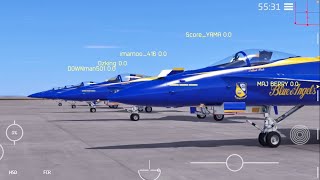 [Carrier landing hd]ブルーインパルス第一区分5機アクロバット飛行訓練 5番機オンボード視点 2024 12/2