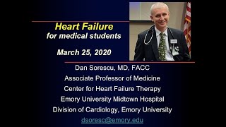 Systolic Heart failure Clinical presentation, pathophysiology and management