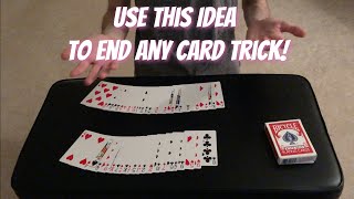 A Fun Ending To Any Card Trick! Performance/Tutorial