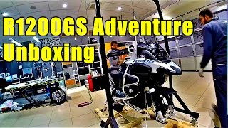 R1200GS Adventure Unboxing  Распаковка и сборка мотоцикла BMW R1200GSA