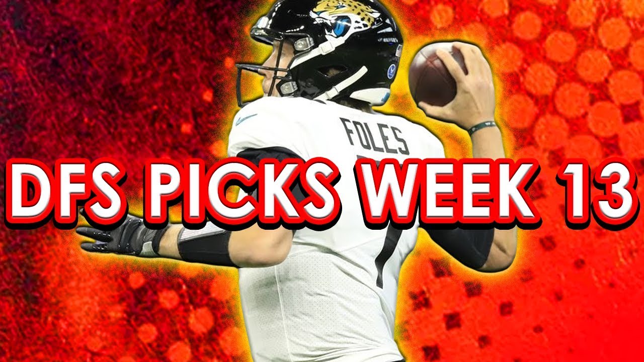 NFL DraftKings Picks + FanDuel Picks (Week 13 DFS Picks) - YouTube