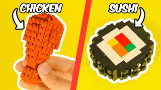 10 YUMMY LEGO FOOD Ideas!!