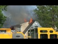 fully involved house in franklin ma