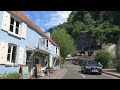 americans in england driving through cheddar gorge beautiful place