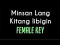 Minsan Lang Kitang Iibigin | FEMALE KEY | ACOUSTIC (Piano Karaoke)