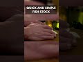 Quick & Easy Fish Stock #shorts