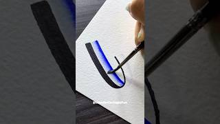 Two ways you can create ombré shadows! #shorts #calligraphy
