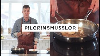 Välstekt med Scanpan - Pilgrimsmusslor