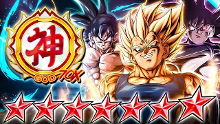 (Dragon Ball Legends) ULTRA MAJIN VEGETA TURNS GOD RANK GRIND #70 INTO A CLOWN SHOW!