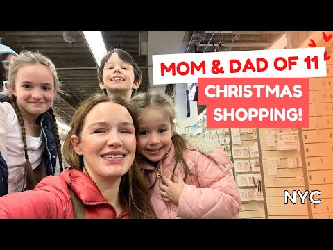 Mom & Dad of 11️ Last Minute Christmas Shopping in NYC Old Navy – American Girl & Toy Store