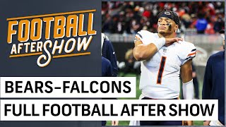 Bears-Falcons Football Aftershow: Justin Fields hurts shoulder in loss | NBC Sports Chicago