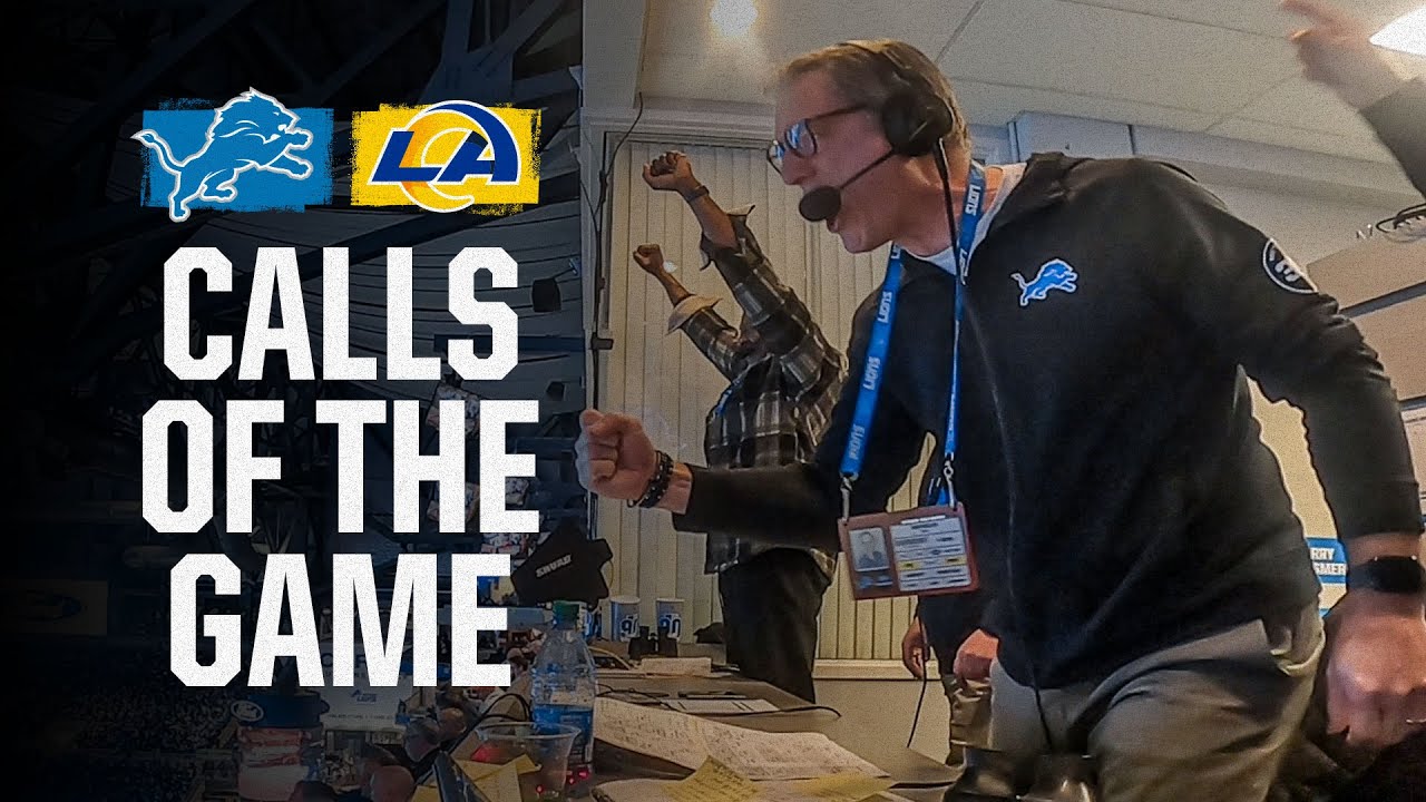 Calls Of The Game: Lions Earn Playoff VICTORY | Lions Vs. Rams 2023 ...