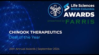 26th Annual LSBC Awards Presented by Farris - Awards Video - Chinook Therapeutics