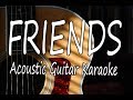 Friends - Marshmello & Anne-Marie (Acoustic Guitar Karaoke)