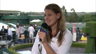 Lucie Safarova visits the Live @ Wimbledon studio