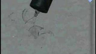 Highspeed of a exploding light bulb