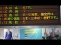 【岡山駅】南風 うずしお号併結運転での停車駅案内見納め　※南風7号高知行 うずしお13号徳島行