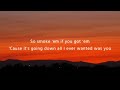 lost on you (lyrics)
