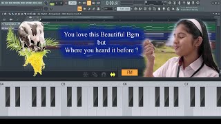 Beautiful flute bgm in FL Studio with keyboard notes | Guess the bgm | Sakthivel Karunakaran