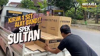 GAK MAIN MAIN...!! Sekolahn ini borong 1 set alat band dengan spek yang berkelas.