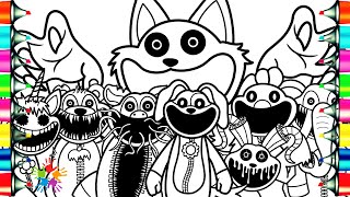 Smiling Critters New Coloring Pages / Coloring Poppy Playtime Chapter 3 / NCS Music