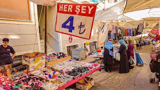 Istanbul Market Bazaars 2022 [4K60fps]-Friday Bazaar in Üsküdar