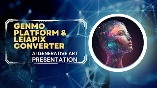 Ai generative art using Genmo platform \u0026 LeiaPix converter (Presentation)