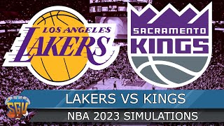 Los Angeles Lakers vs Sacramento Kings | NBA Today 1/18/2023 Full Game Highlights - (NBA 2K23 Sim)