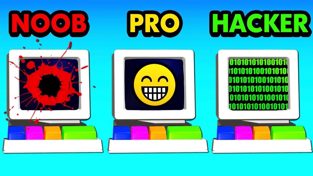 Noob Vs Pro Vs Hacker Office Life Youtube