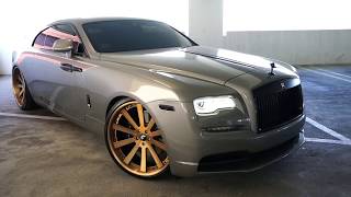 #RDBLA Rolls Royce GOLD, Crazy Color Changing Range Rover